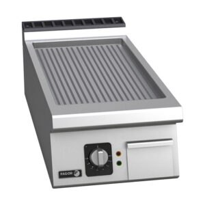 Električni roštilj s rebrastom pločom od kroma i termostatom FAGOR FT-E905 C R