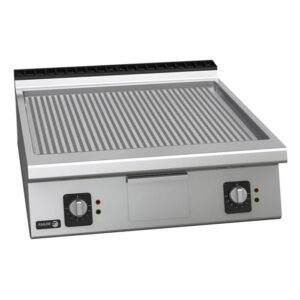 Električni roštilj s rebrastom pločom od kroma i termostatom FAGOR FT-E910 C R