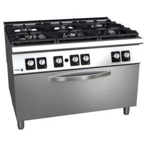 Plinski štednjak sa šest plamenika i širokom pećnicom FAGOR C-G961-OP