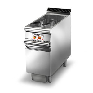 Digitalna električna friteza 22 litre, 1 korito, sa sistemom filtriranja ulja - BARON Q90FREV/E422F