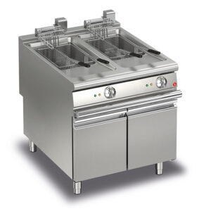 Električna friteza 15+15 litara, 2 korita, 2 košare - BARON Q90FRI/E815