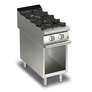 Plinski štednjak na otvorenom kabinetu - 2 plamenika - BARON linija 900