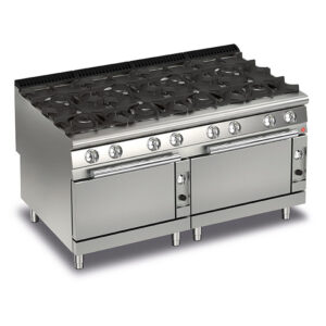 Plinski štednjak s osam plamenika i dvije pećnice - BARON linija 900